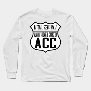 Alabama's Coastal Connection National Scenic Byway route shield Long Sleeve T-Shirt
